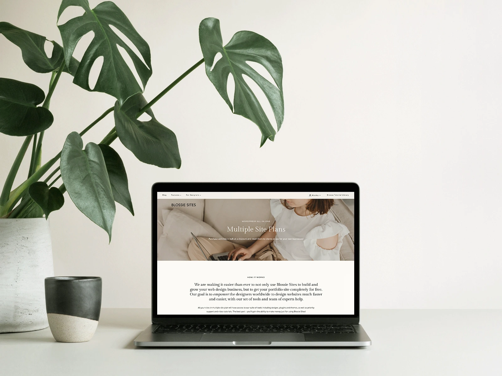 WordPress website builder blossiesites